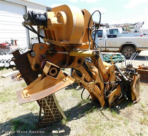 Trencher with shark chain, crumber, & Roto-witchwith choice of <b>plow</b> blade. . Used vibratory cable plow for sale